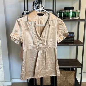 BCBG 100% silk top